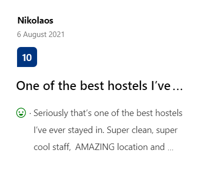 Booking Review